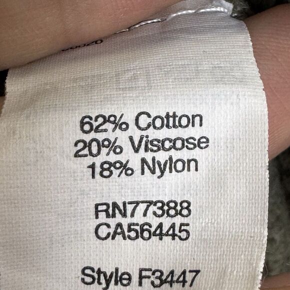 Madewell Riverside Texture Oversized Sweater XS Olive Green Crew Neck Pullover - Picture 5 of 6